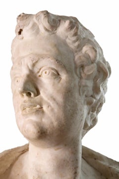 17th Century Flemish Marble Bust of a Man
