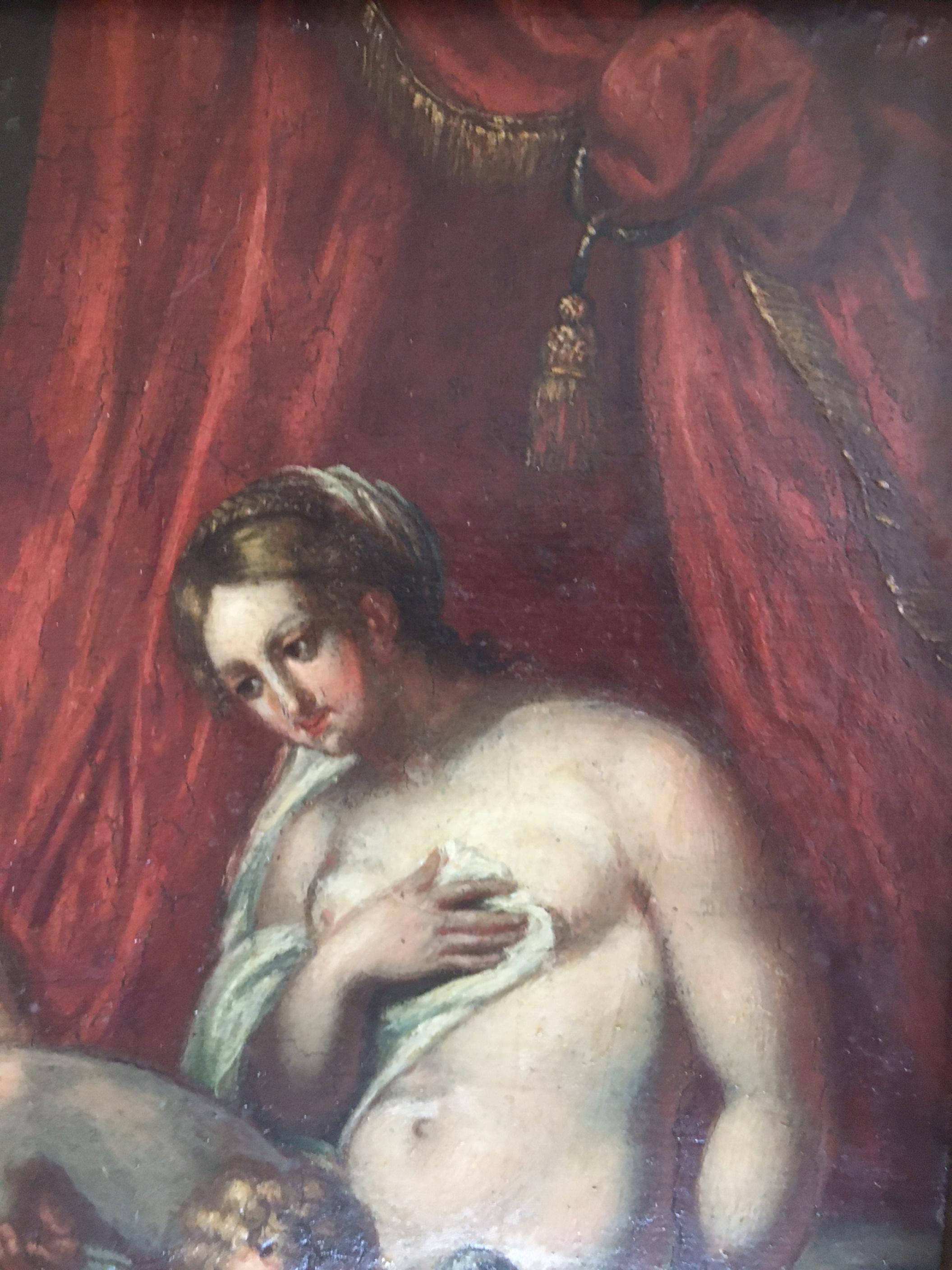 18th Century and Earlier 17th Century Flemish Painting, School of Rubens, Venus Mars and Cupid