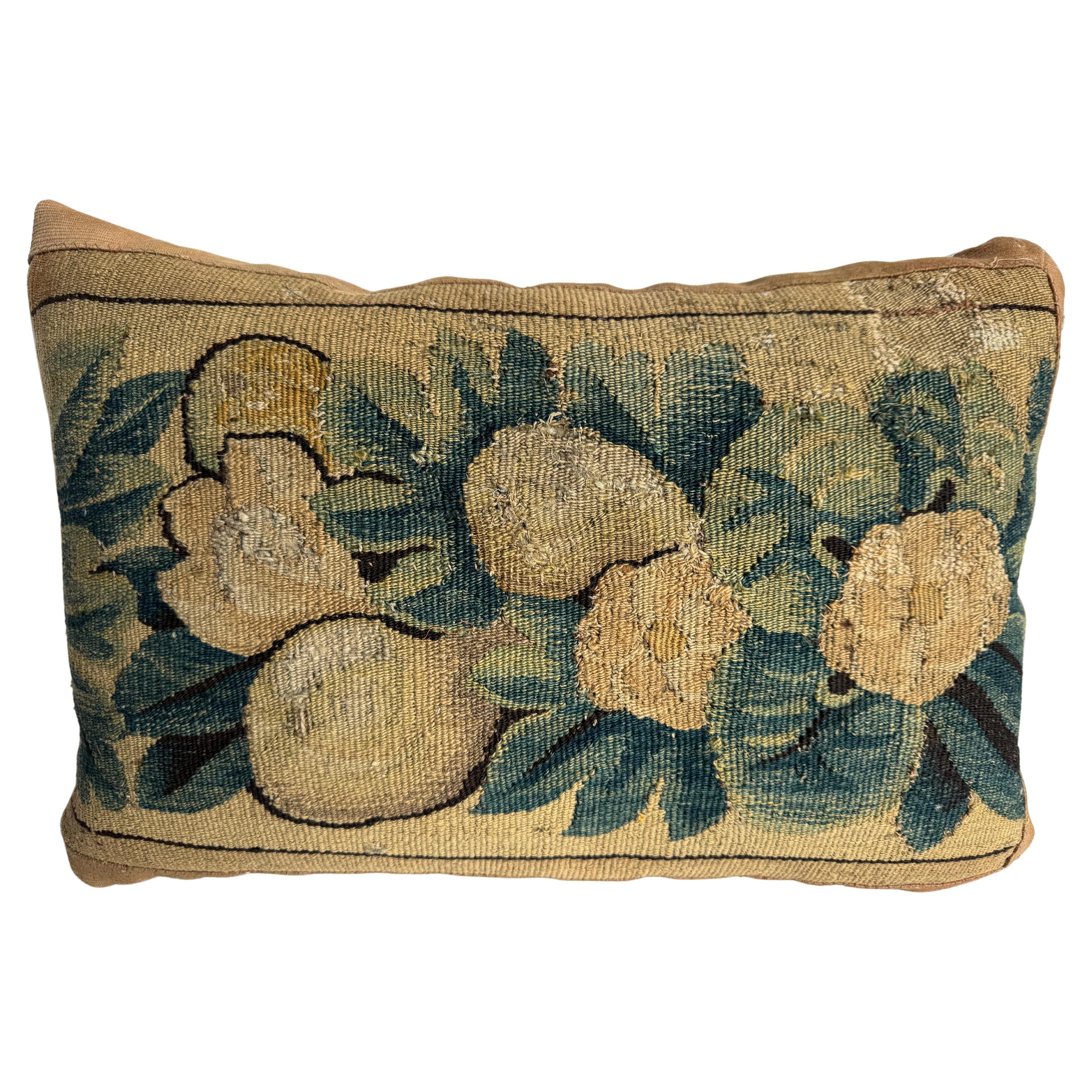 17th Century Flemish Pillow - 21" x 14" For Sale