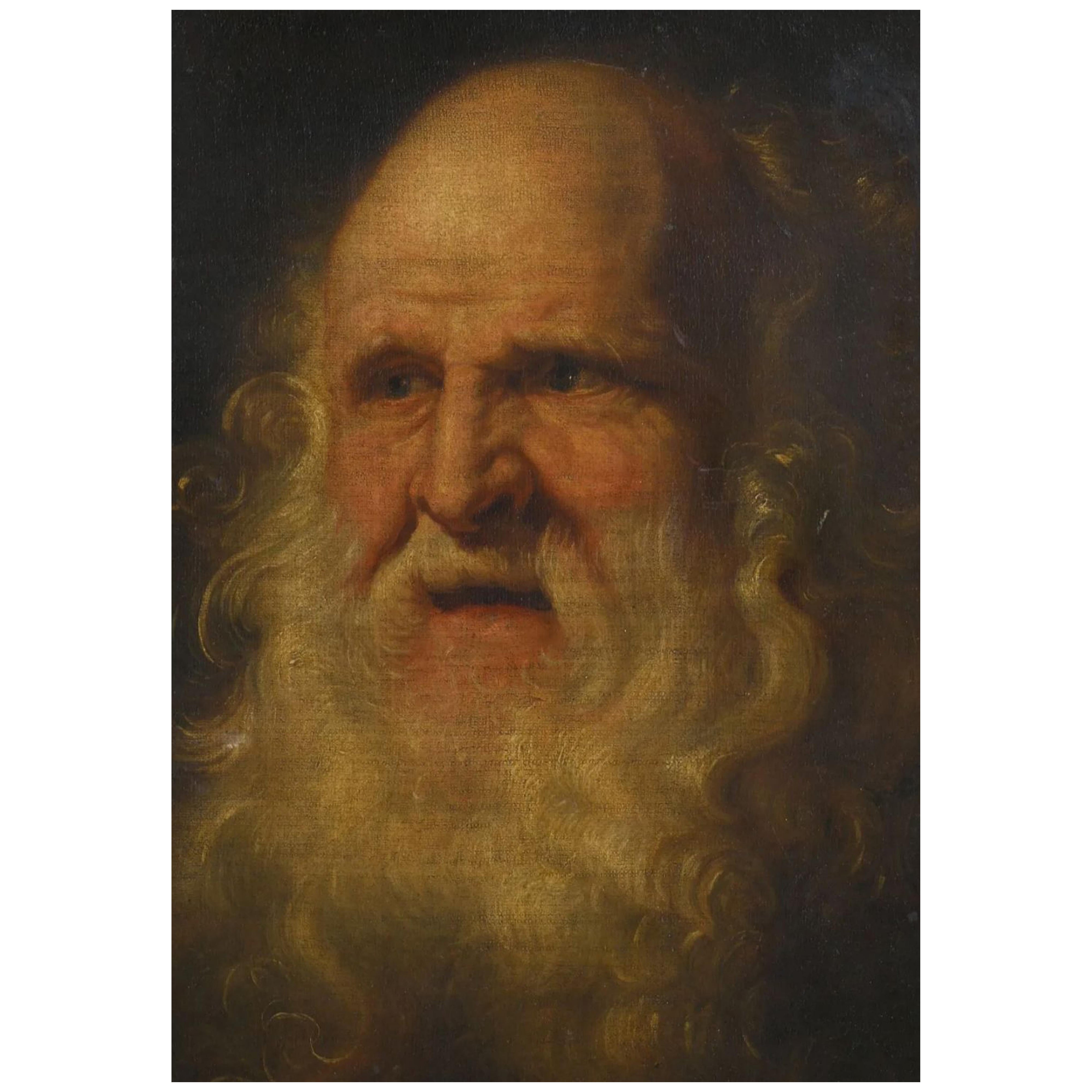 École flamande du 17e siècle de Peter P. A. "Portrait d
un homme à la barbe"