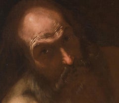 17th Century Flemish School Oil on Canvas Portrait Philosopher, circa 1640