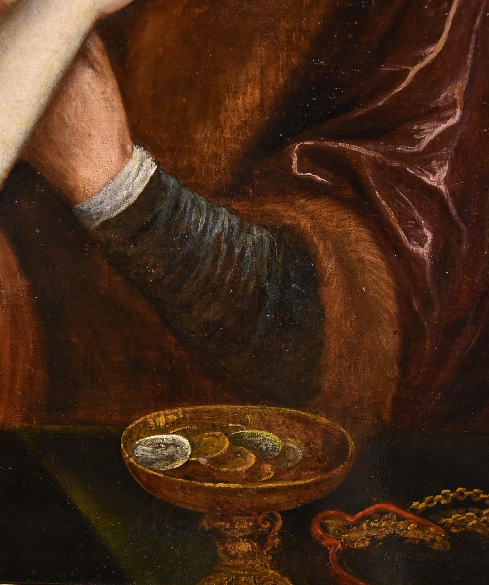 Couple dépareillé 17ème siècle Peinture Oli sur toile Ancien maître Ecole Flemish en vente 7