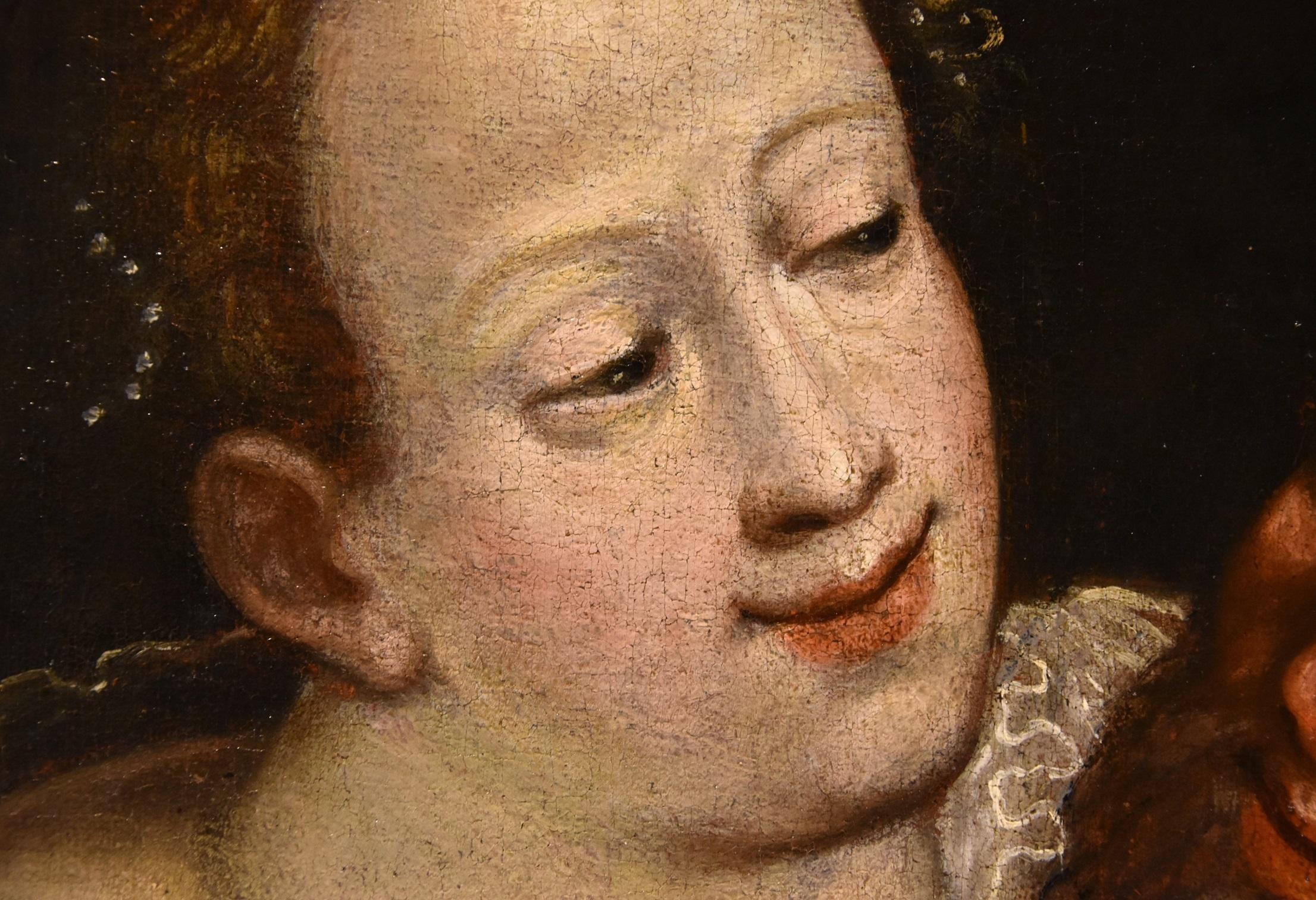 Couple dépareillé 17ème siècle Peinture Oli sur toile Ancien maître Ecole Flemish en vente 10