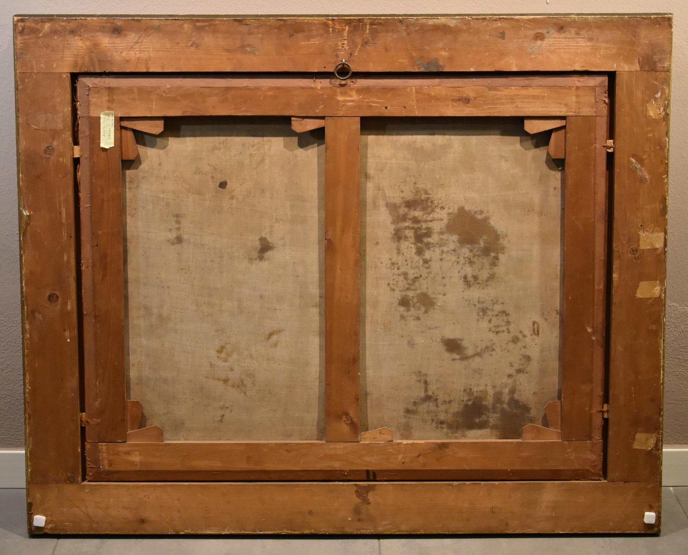 Couple dépareillé 17ème siècle Peinture Oli sur toile Ancien maître Ecole Flemish en vente 11