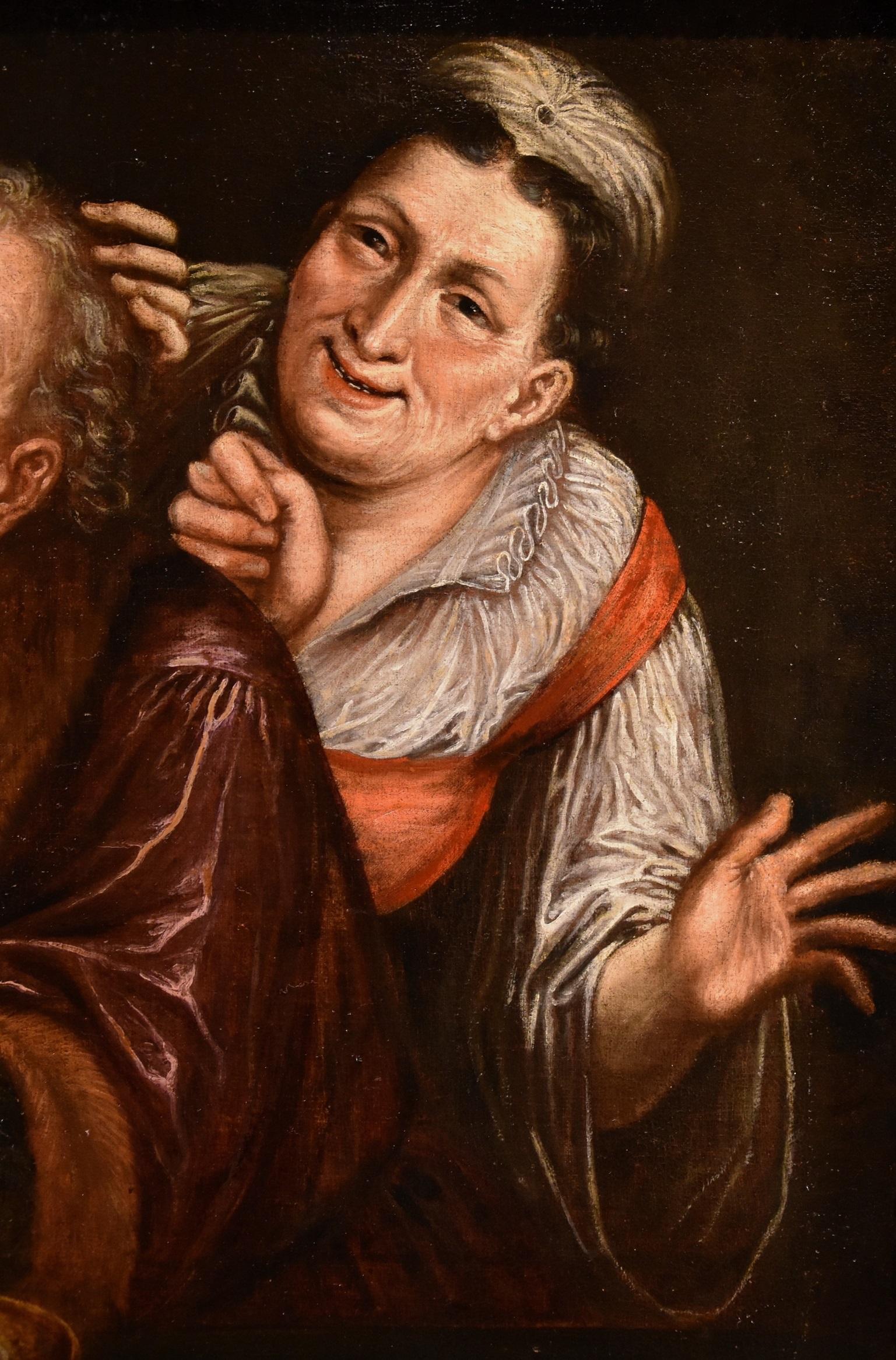École flamande du 17e siècle
Le couple mal assorti

Huile sur toile

75 x 96 cm.
Encadré 96 x 118 cm.

Le curieux sujet que nous voyons représenté dans la toile proposée ici appartient à la tradition des 