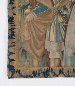 17th Century Flemish Tapestry Depicting a Historical Scene