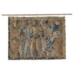 17th Century Flemish Tapestry Depicting a Historical Scene