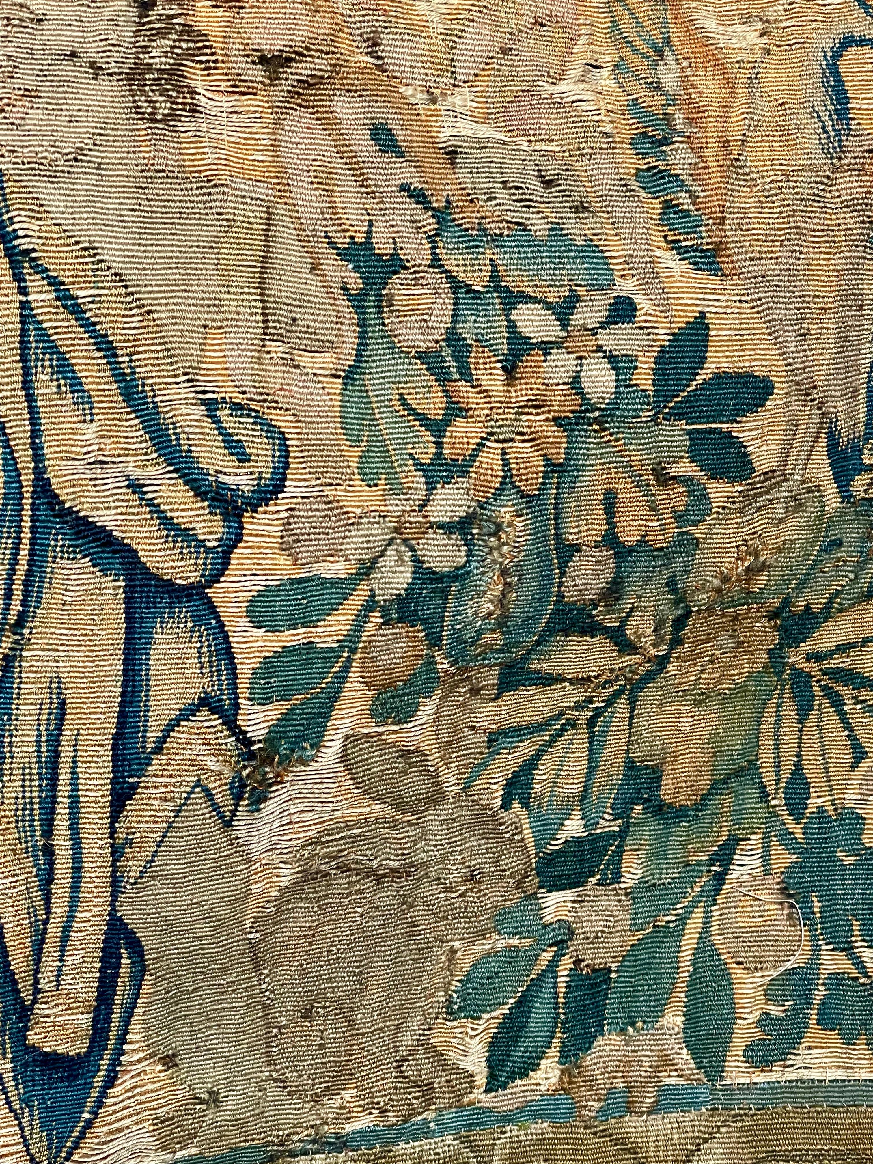 Aubusson 17th Century Flemish Tapestry For Sale