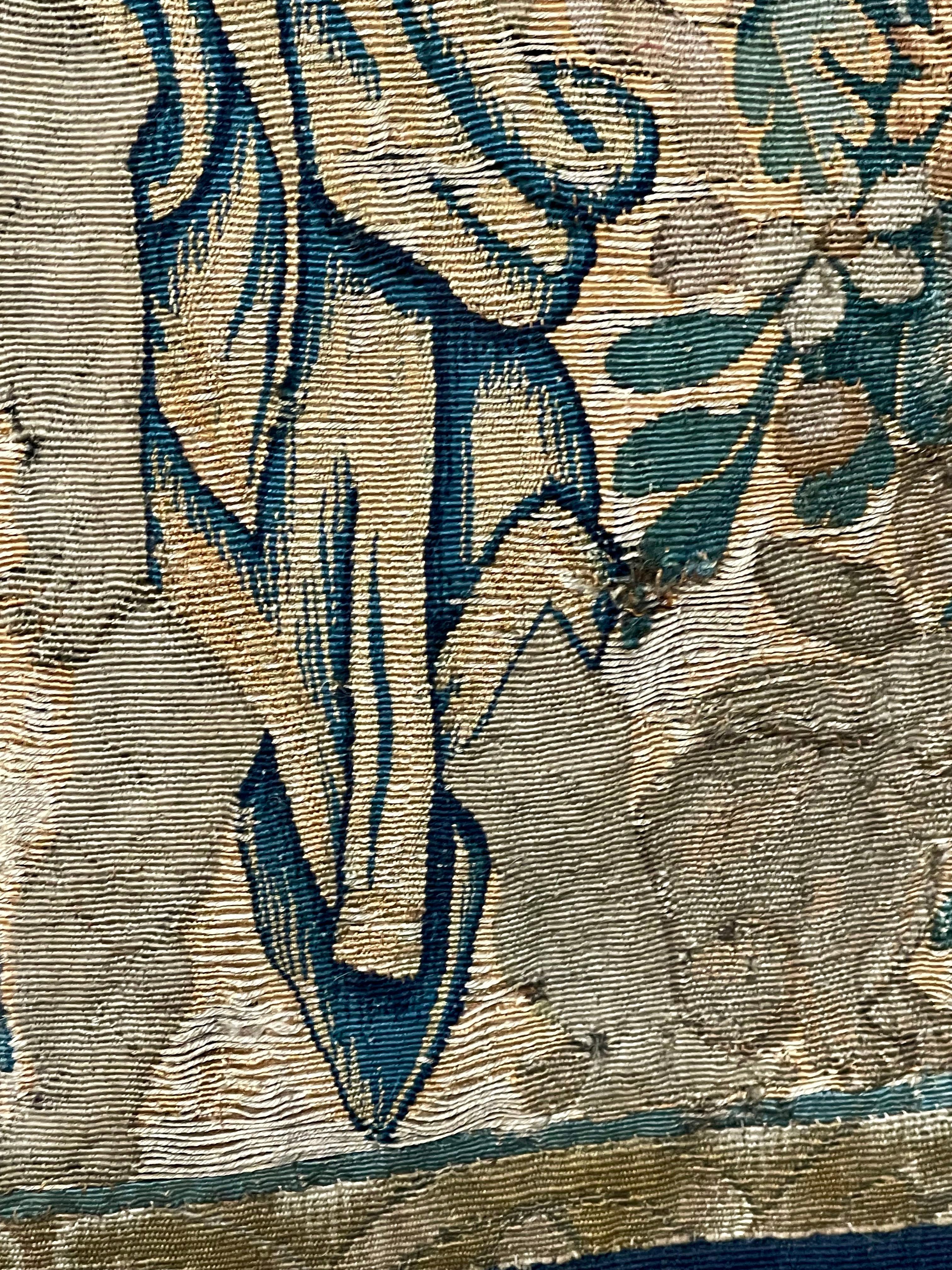 18th Century and Earlier 17th Century Flemish Tapestry For Sale