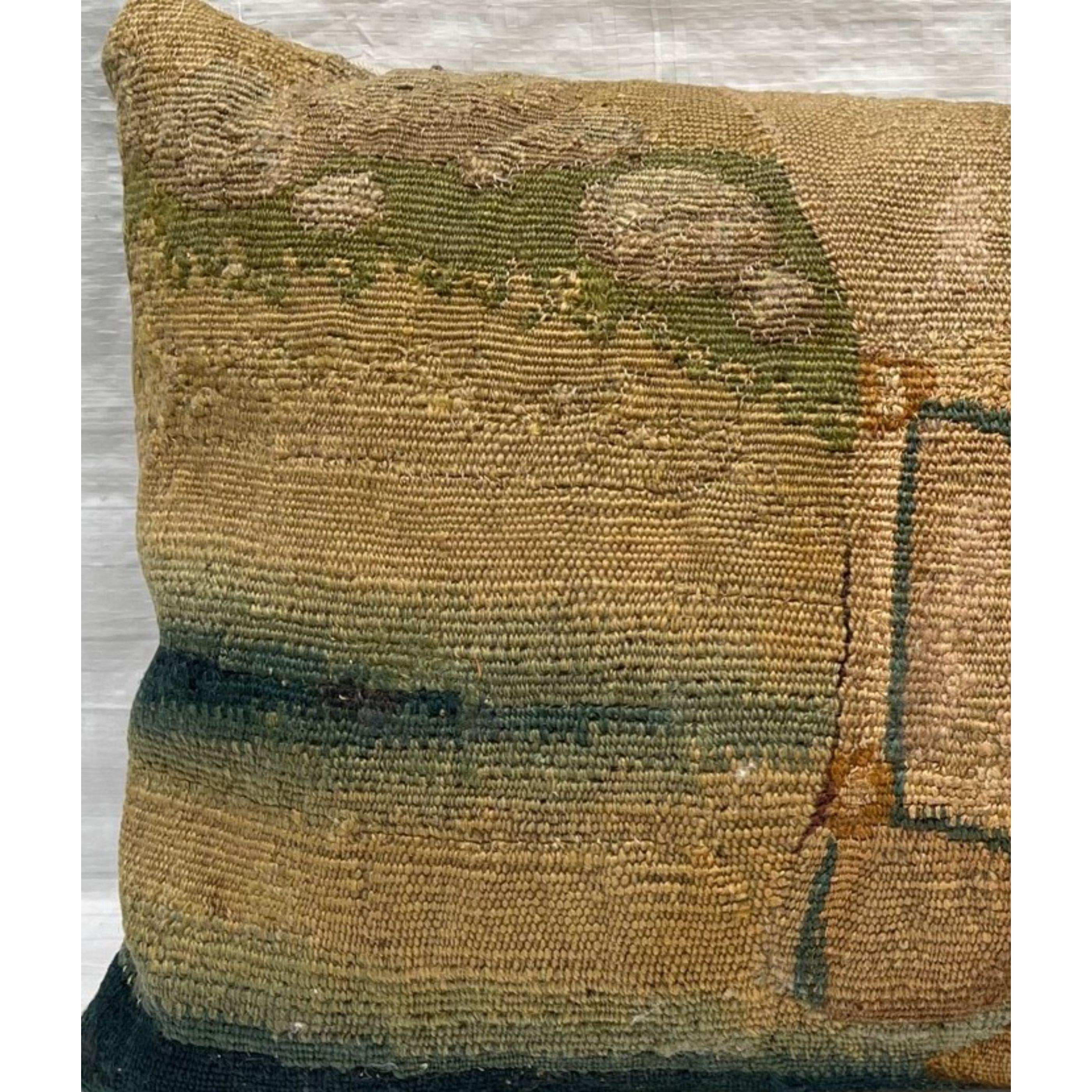 German 17th Century Flemish Tapestry Pillow - 10