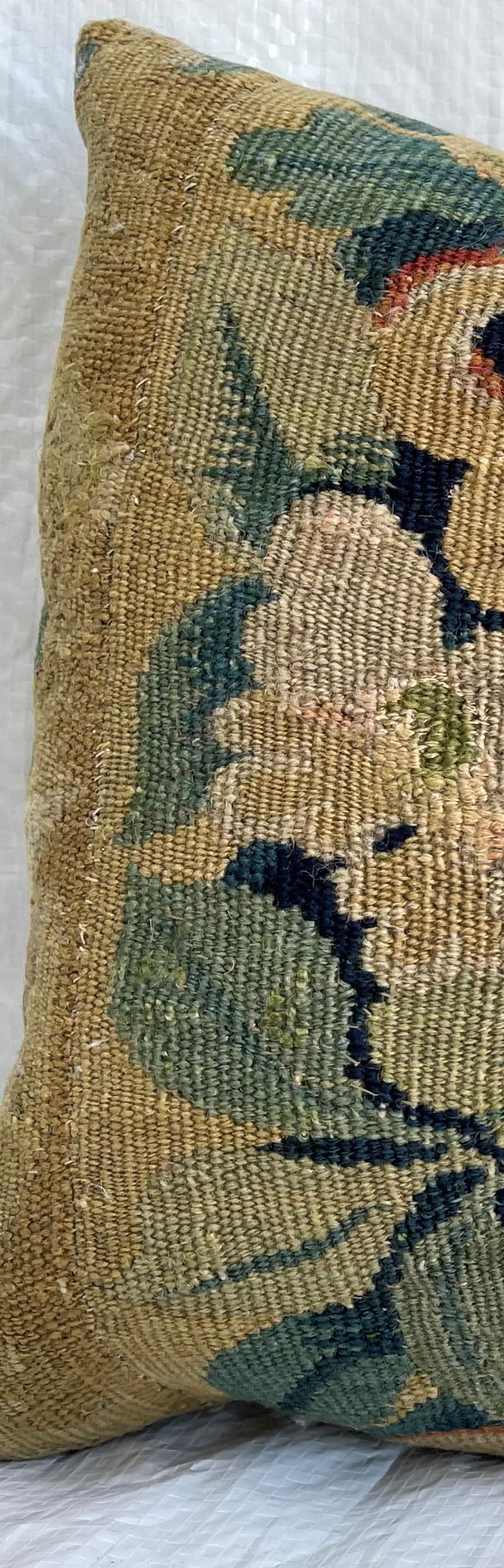 German 17th Century Flemish Tapestry Pillow 16