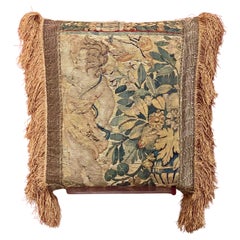 17th Century Flemish Tapestry Pillow CHERUB