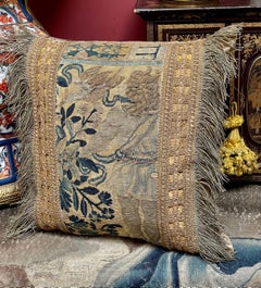 17th Century Flemish Tapestry Pillow