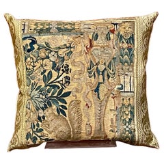 17th Century Flemish Tapestry Pillow