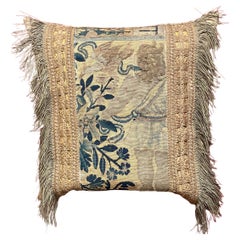 17th Century Flemish Tapestry Pillow