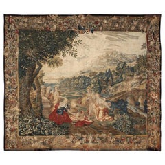 Flämischer Wandteppich aus der Nazmiyal-Kollektion des 17. Jahrhunderts. 11 ft 8 in x 13 ft 7 in
