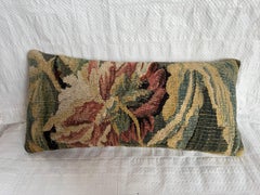 17th Century Flemish Verdure Tapestry Pillow