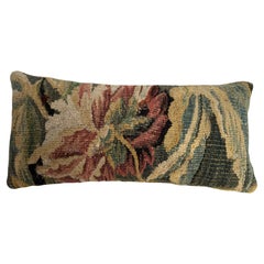 17th Century Flemish Verdure Tapestry Pillow