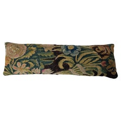 17th Century Flemish Verdure Tapestry Pillow
