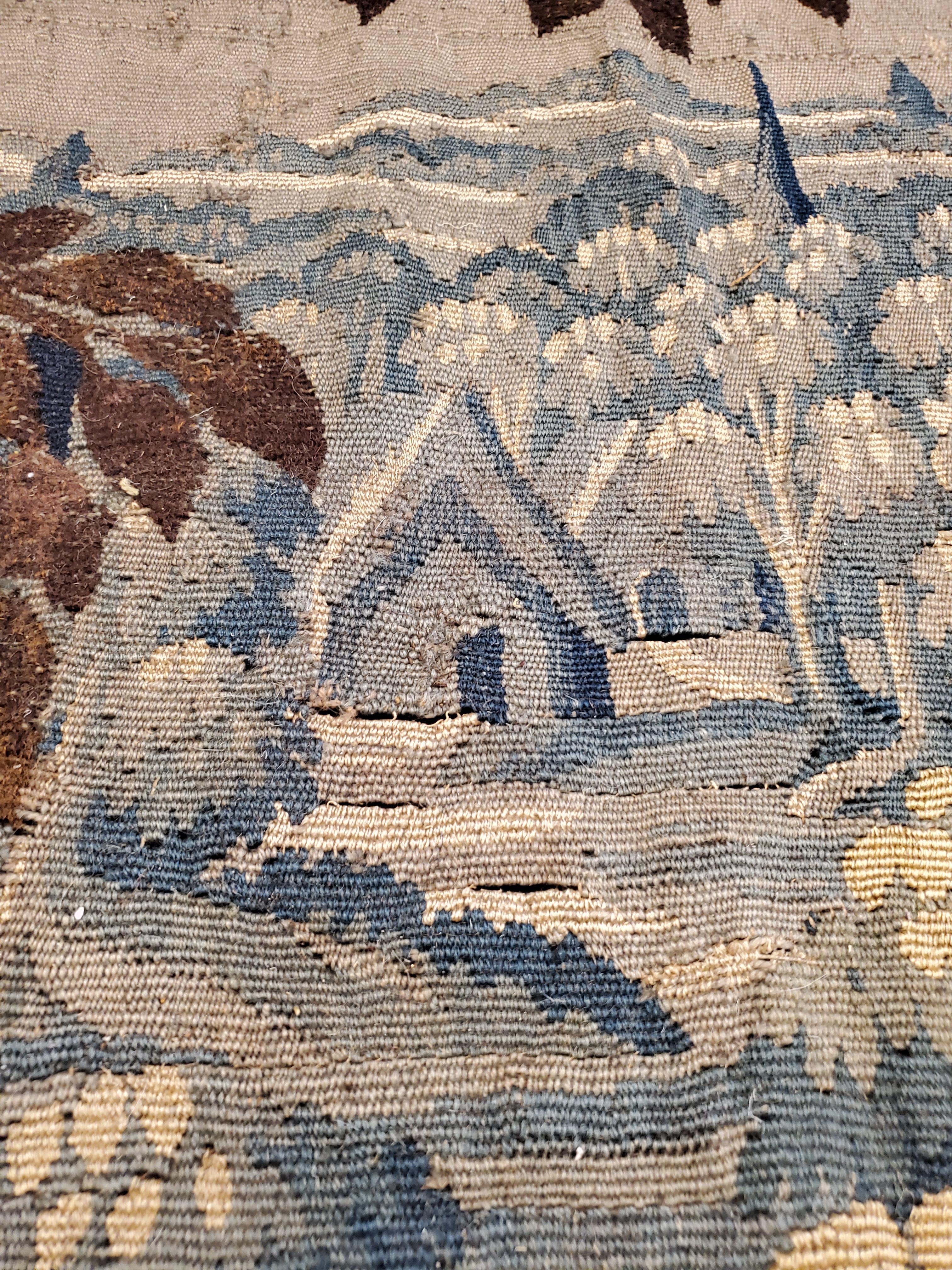 17th Century Flemish Verdure Tapestry 3