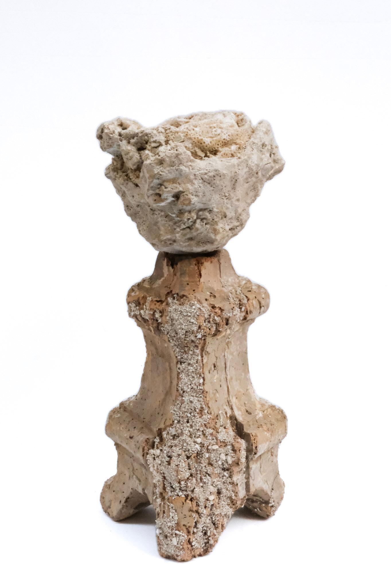 17th Century 'Florence Fragment' Base with Natural Coral Head For Sale 1