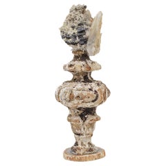 17th Century 'Florence Fragment' with Tourmaline & Crystals on Petrified Wood