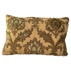 17th Century Florentine Silk & Metallique Pillow