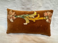 Cuscino in velluto e seta Florentine del XVII secolo
