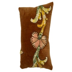 Almohada florentina de terciopelo y seda del siglo XVII