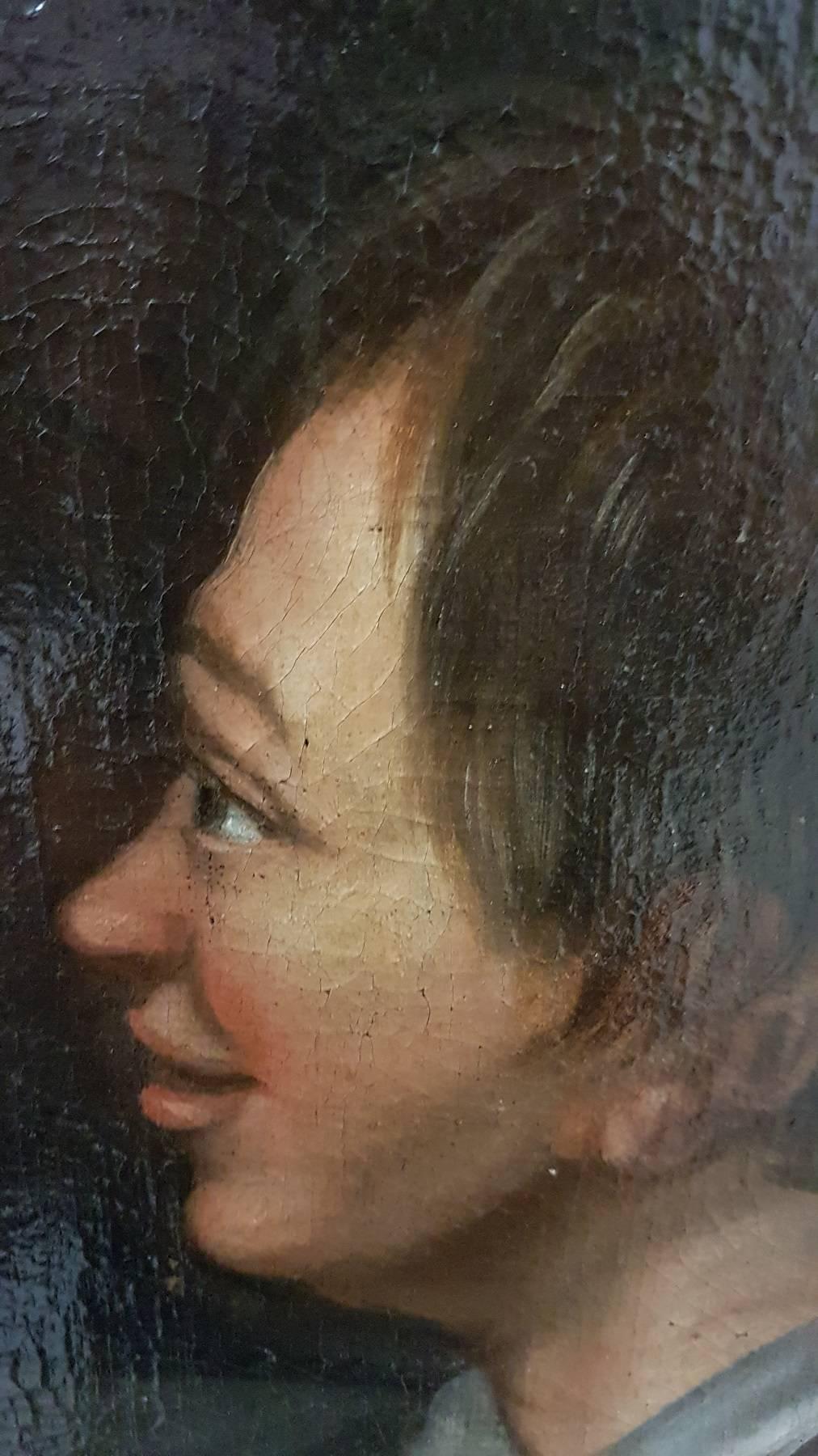 17th Century Floris Van Schooten Flemisch Oil on Canvas Painting 5