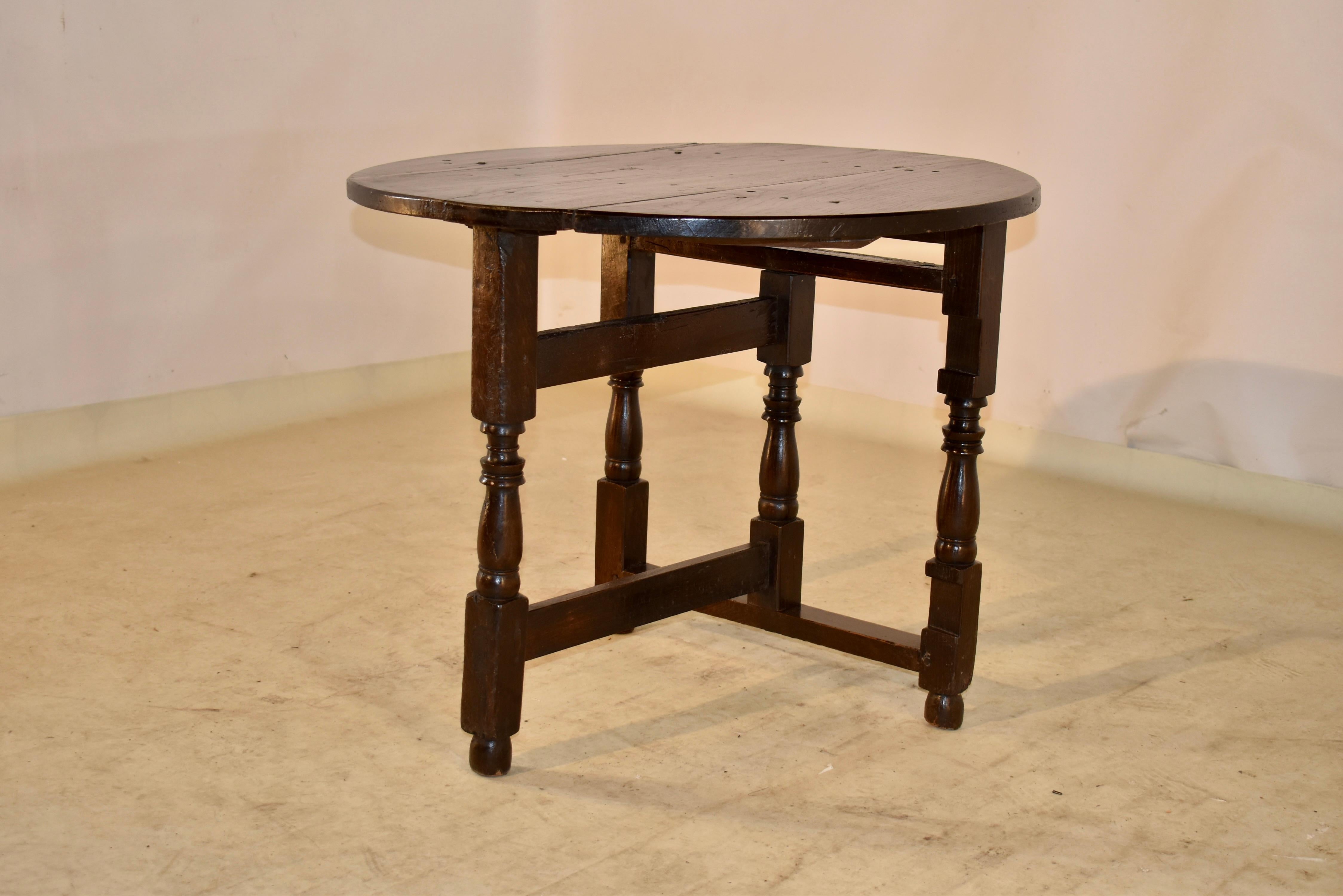 Charles II 17th Century Folding Carriage Table