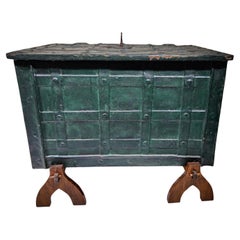 17th Century forged Iron Safe strong box