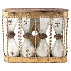 17th Century Four Bulp Hourglasses