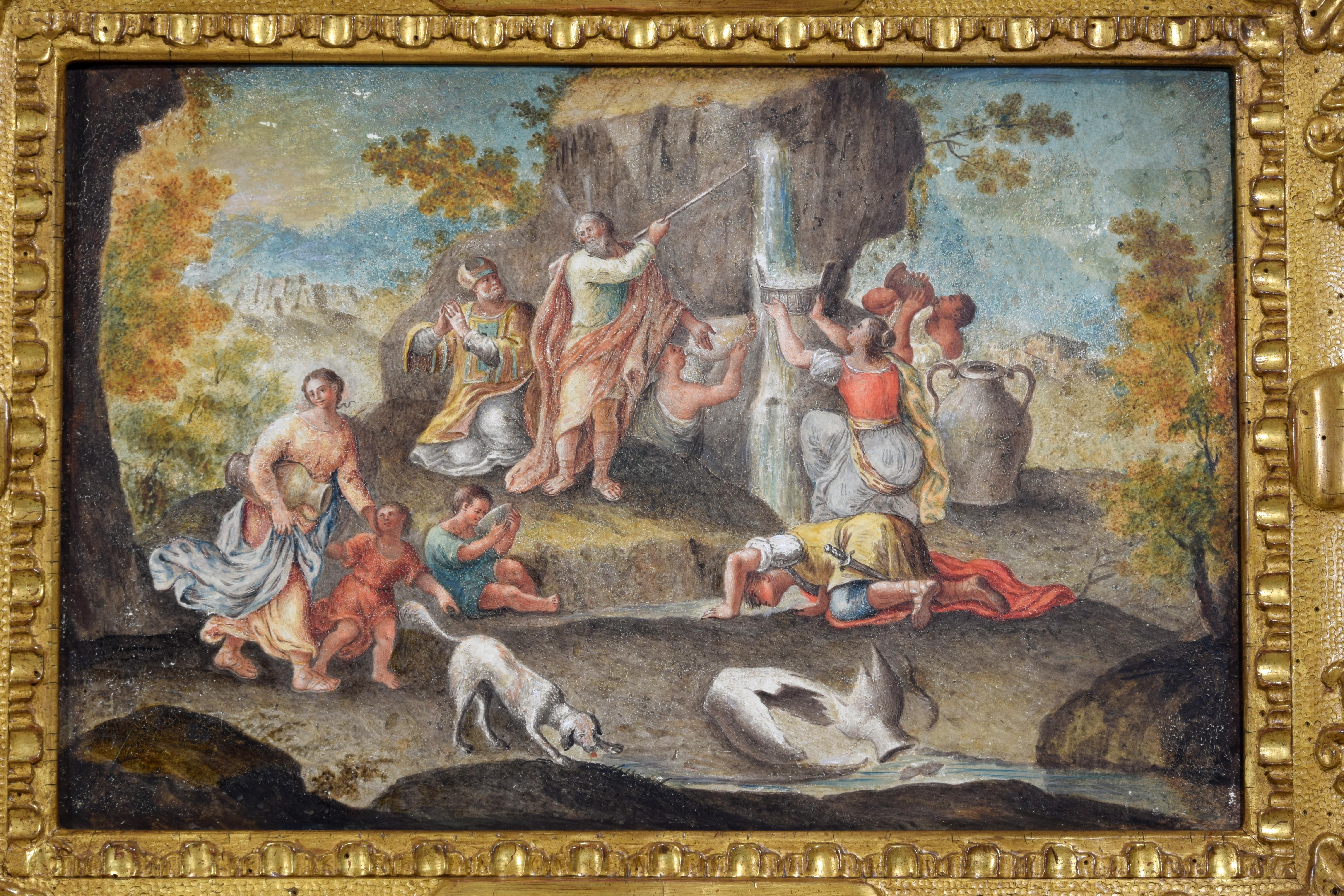 17. Jahrhundert, Vier französische Gemälde mit biblischen Motiven im Angebot 7