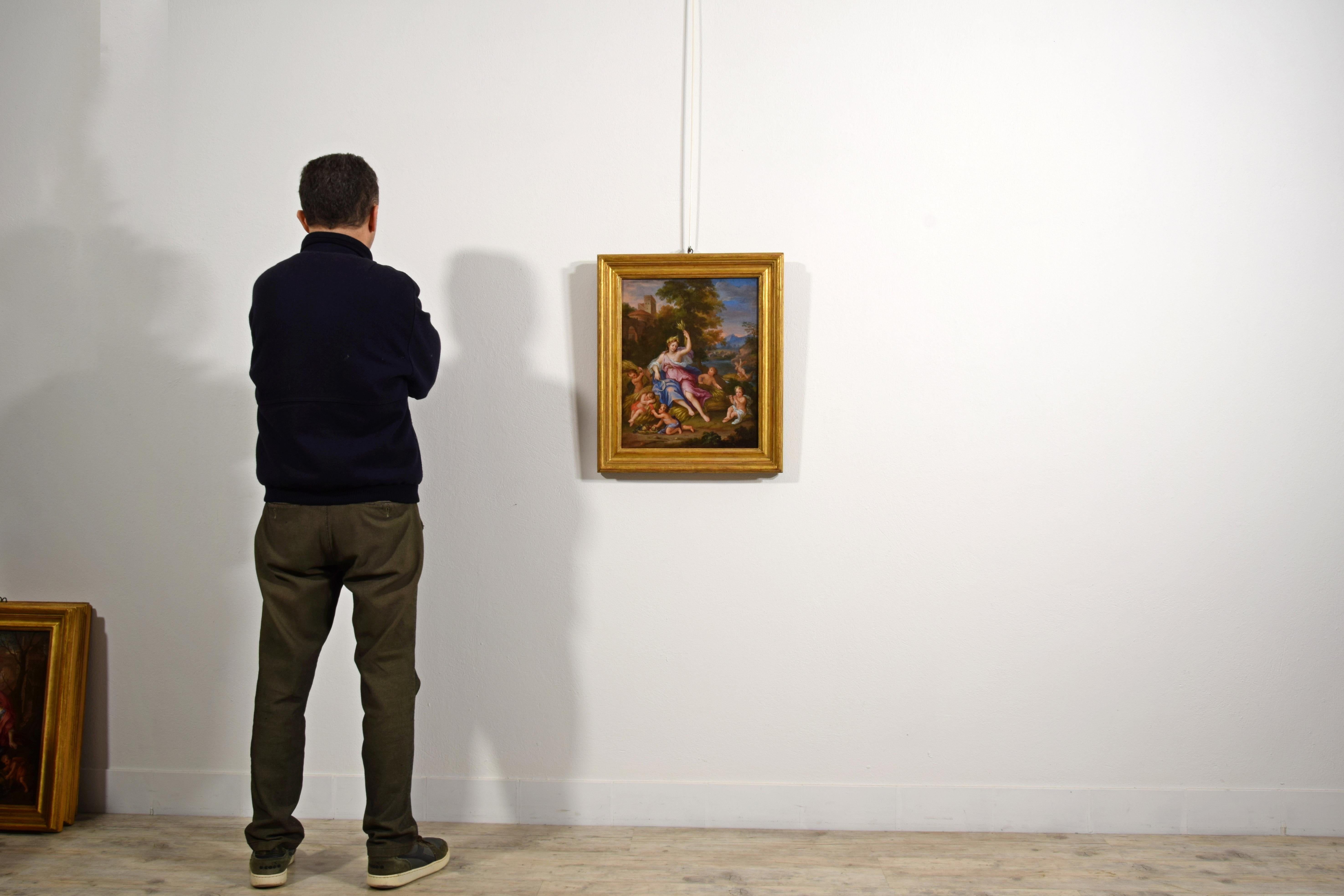 17th century, Four French Paintings Depicting The Seasons, Circle of Noel Coypel For Sale 12