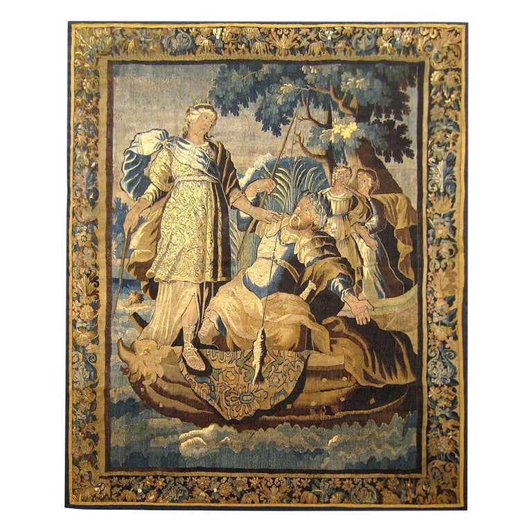 17th Century FrancoFlemish Mythological Tapestry For Sale at 1stdibs