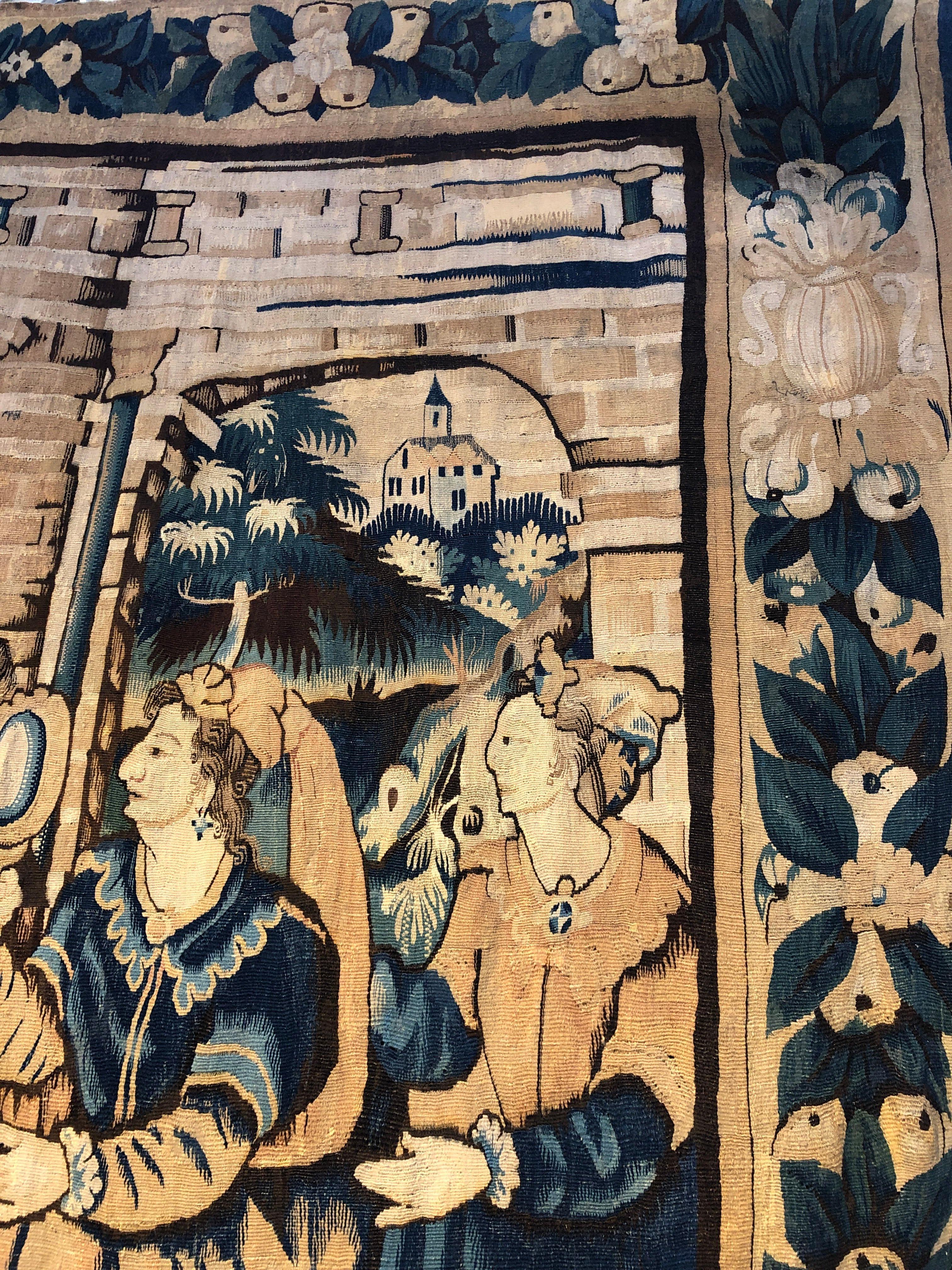 17th Century Franco Flemish Tapestry 8
