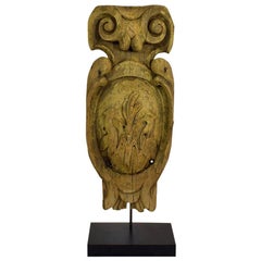 17th Century French Architectural Ornament or Fragment with Storks