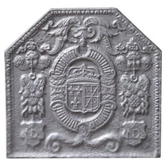 17th Century French 'Arms of France and Navarre' Fireback