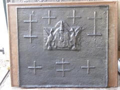 17th Century French 'Arms of Lorraine' Fireback / Backsplash