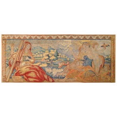 Antique 17th Century French Aubusson Biblical Tapestry