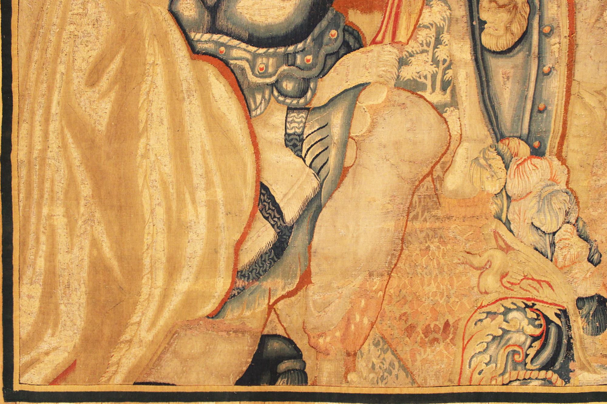 Tapisserie mythologique d'Aubusson du 17ème siècle en vente 4