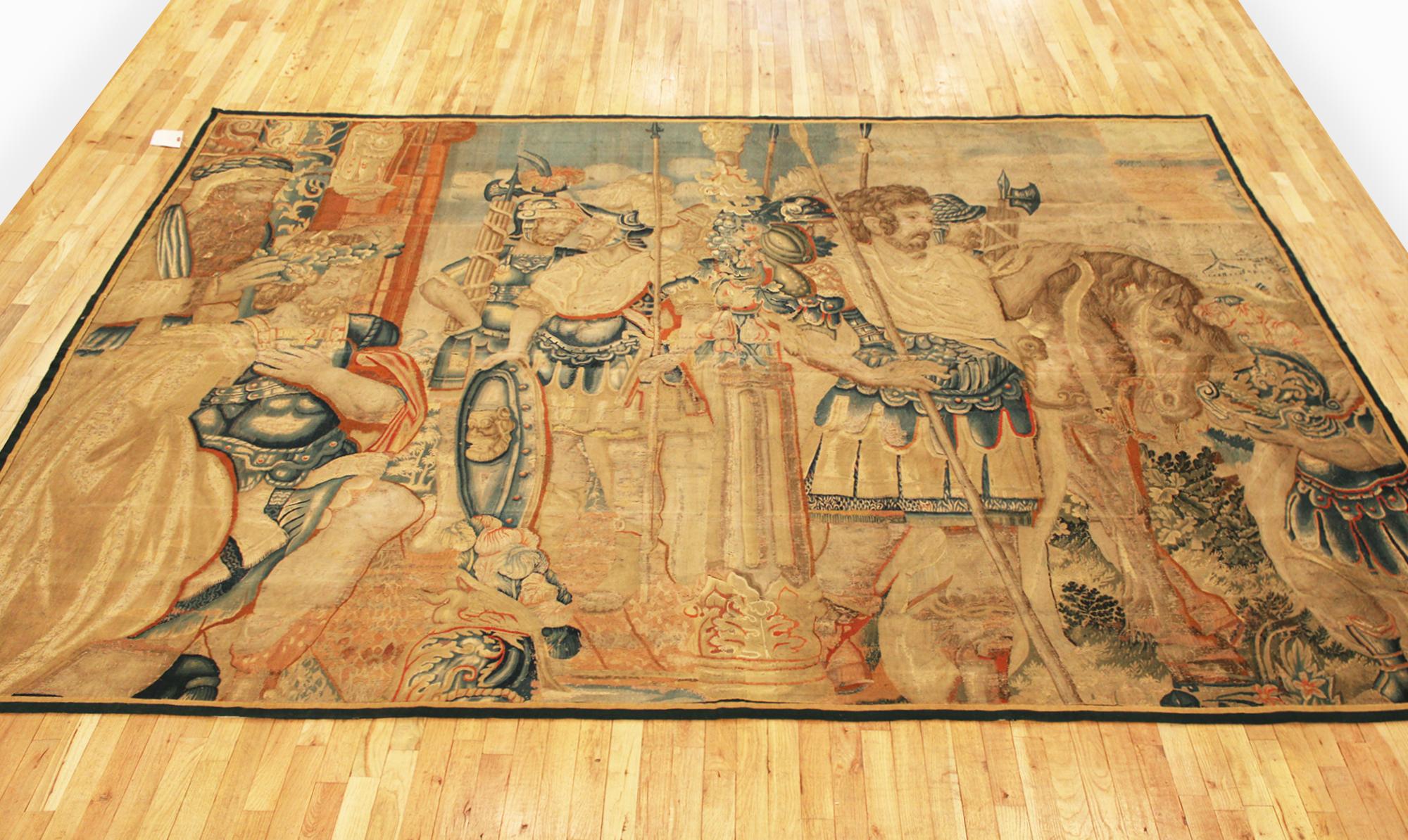 17th Century French Aubusson Mythological Tapestry For Sale 1