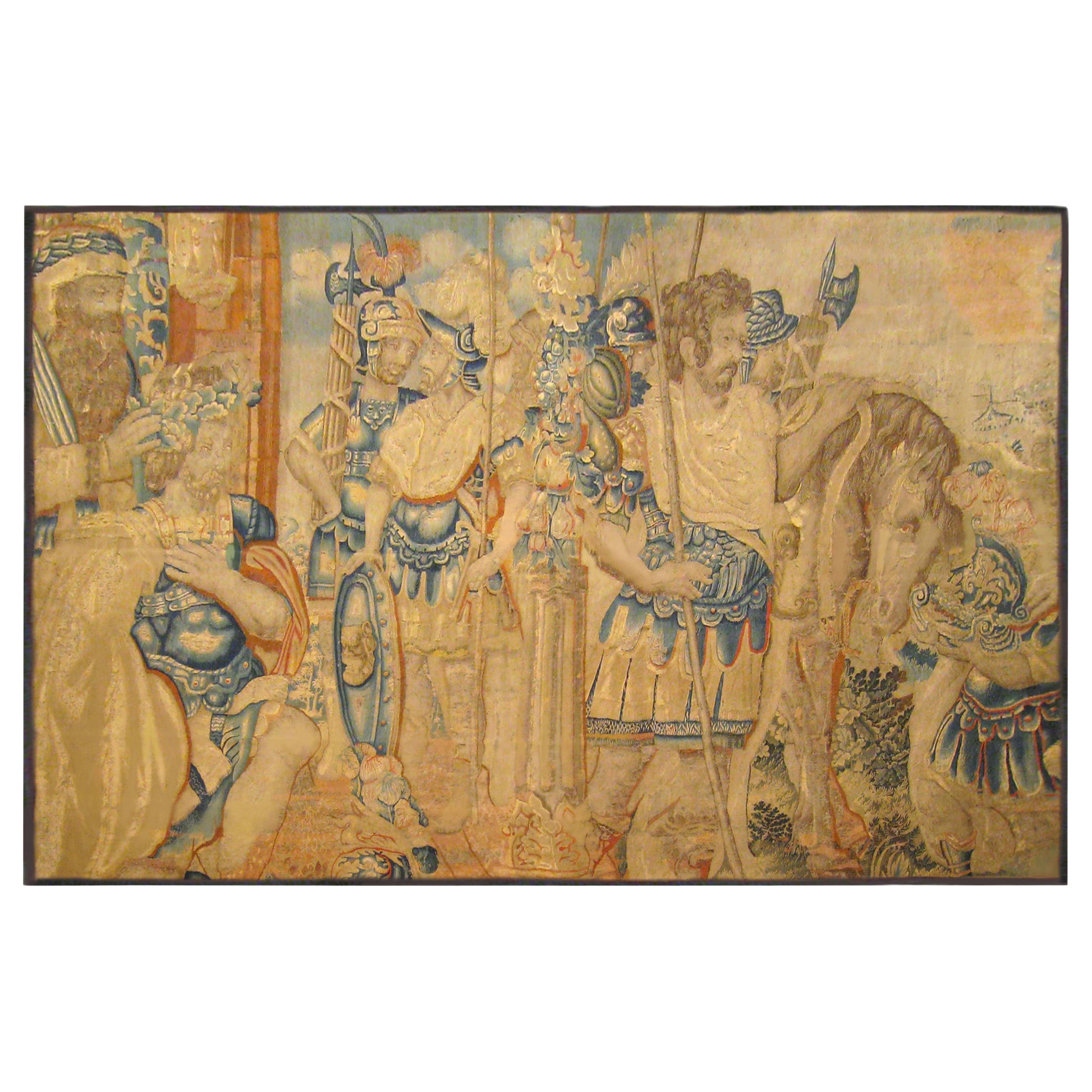 17th Century French Aubusson Mythological Tapestry For Sale