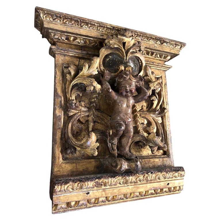 17th Century French Capital Fragment For Sale