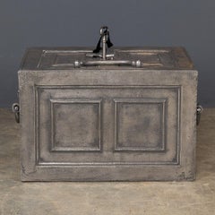 17th Century French Cast Iron Bound Strong Box, c.1690