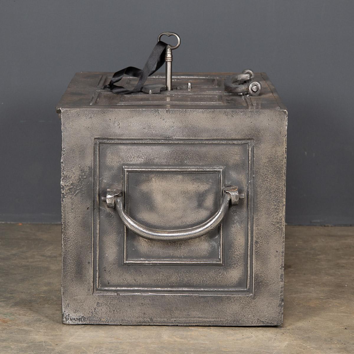 17th Century French Cast Iron Bound Strong Box, c.1690 2