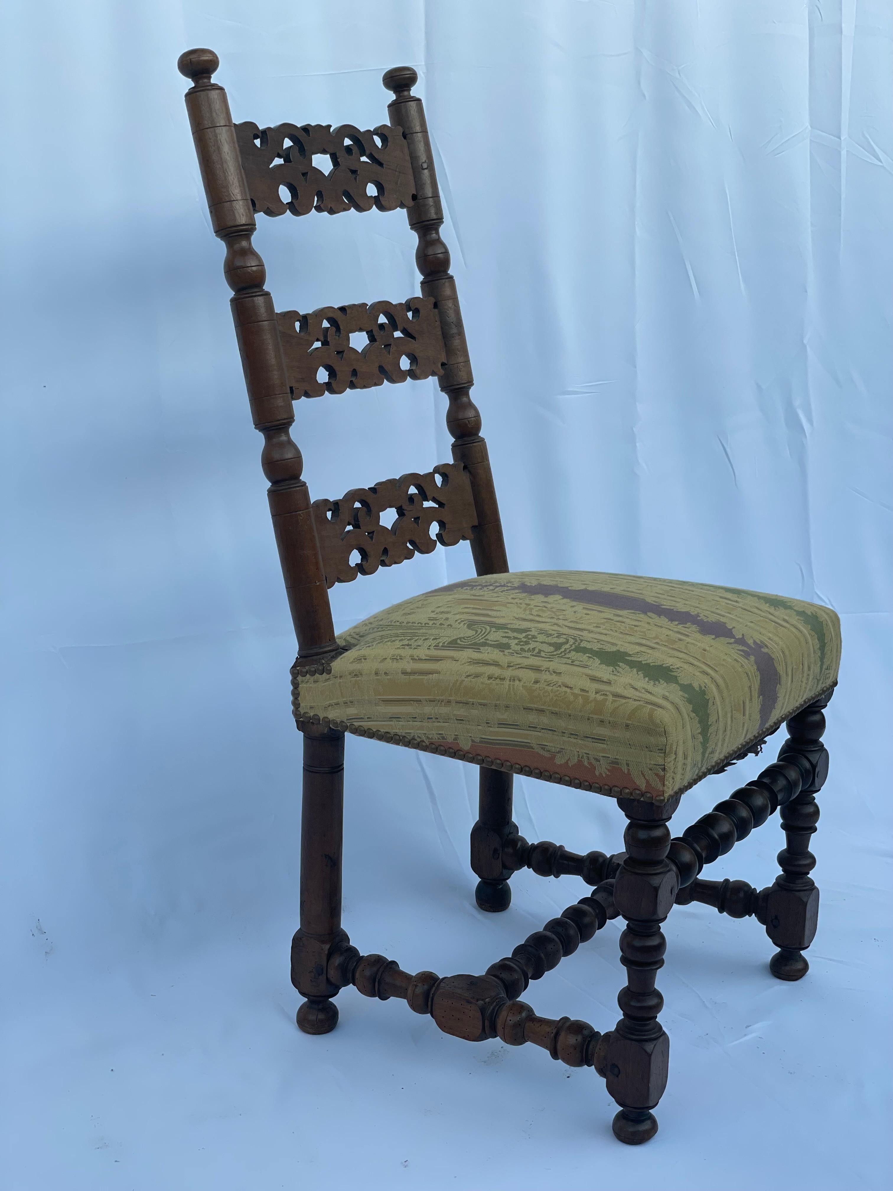 French Provincial 17th Century French Chair For Sale