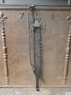 17th Century French Fireplace Trammel or Pot Hanger