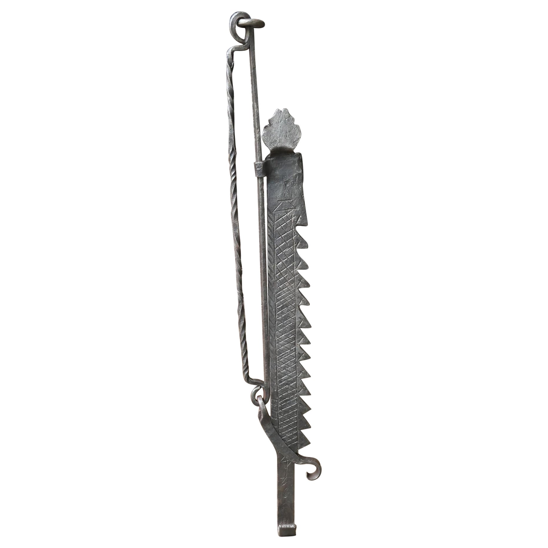 17th Century French Fireplace Trammel or Pot Hanger